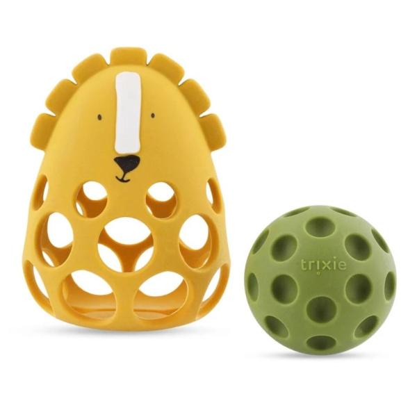 Hochet sensoriel en silicone mr. lion Trixie