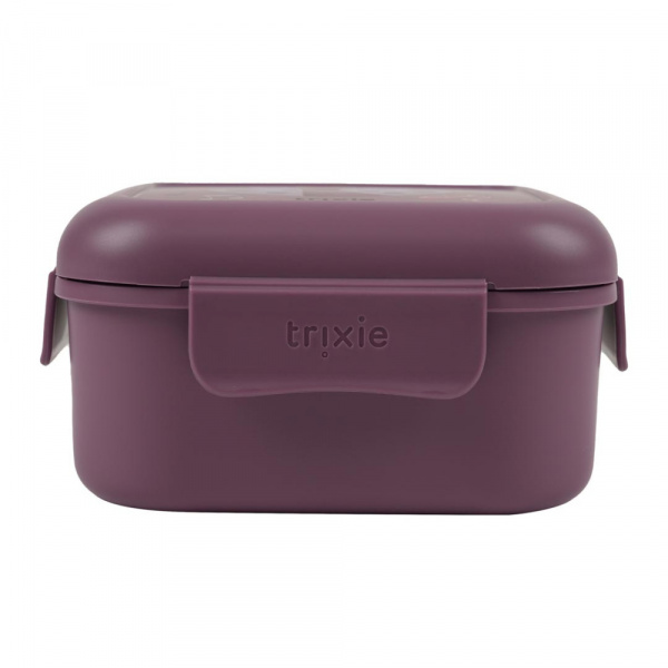 Boîte à goûter avec clips carrée- ballerina mrs. peacock Trixie