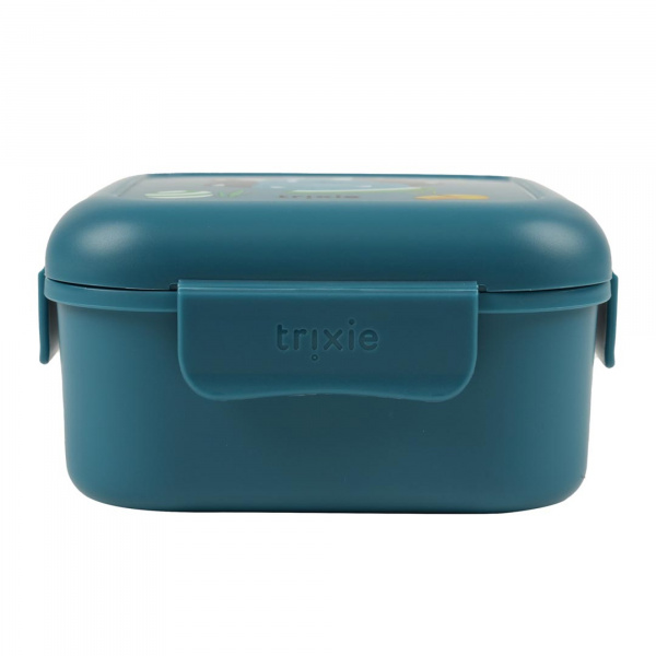 Boîte à goûter avec clips carrée - ballplayer mr. triceratops Trixie