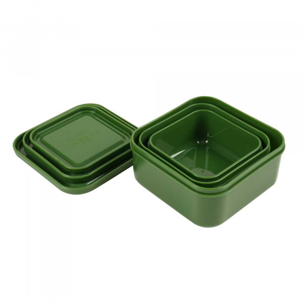 Lot de 3 boîtes à goûter carrées - mr. alligator Trixie