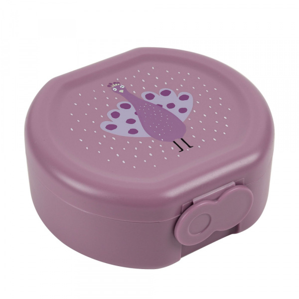 Lot de boîtes à goûter à clip rondes - mrs. peacock Trixie