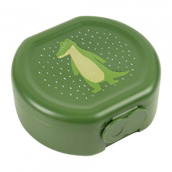 Lot de 2 boîtes à goûter à clip rondes - mr. alligator Trixie