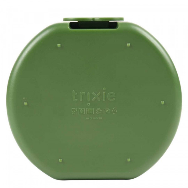 Lot de 2 boîtes à goûter à clip rondes - mr. alligator Trixie