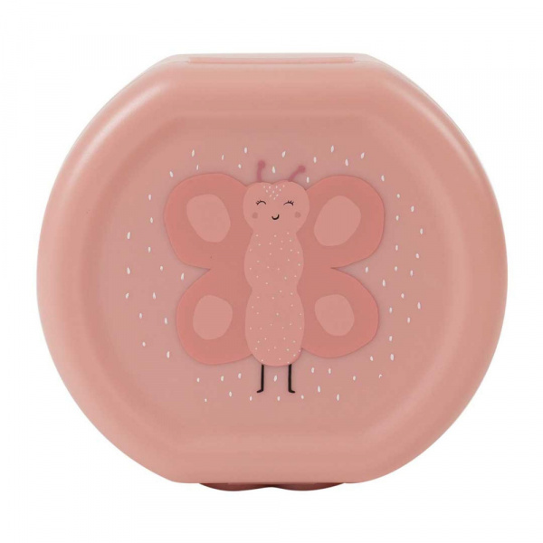 Lot de 2 boîtes à goûter à clip rondes - mrs. butterfly Trixie