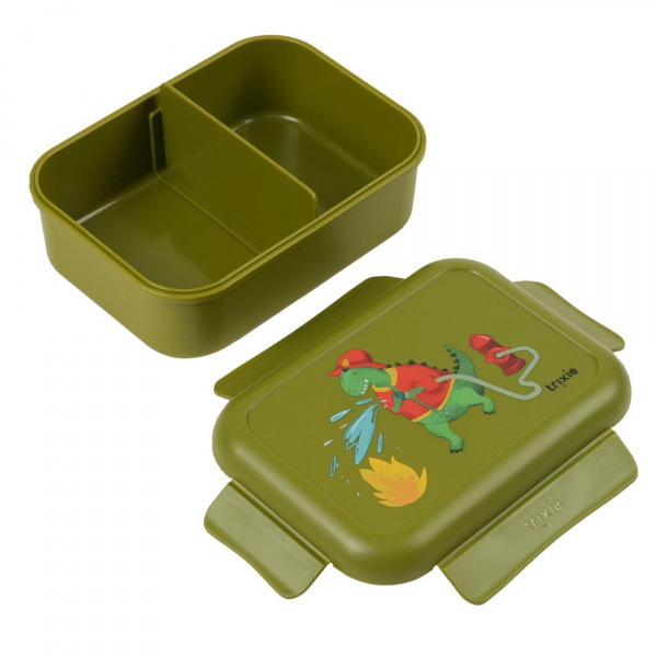 Boîte repas avec clips - fireman mr. dino Trixie