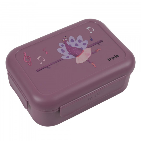 Boîte repas avec clips - ballerina mrs. peacock Trixie