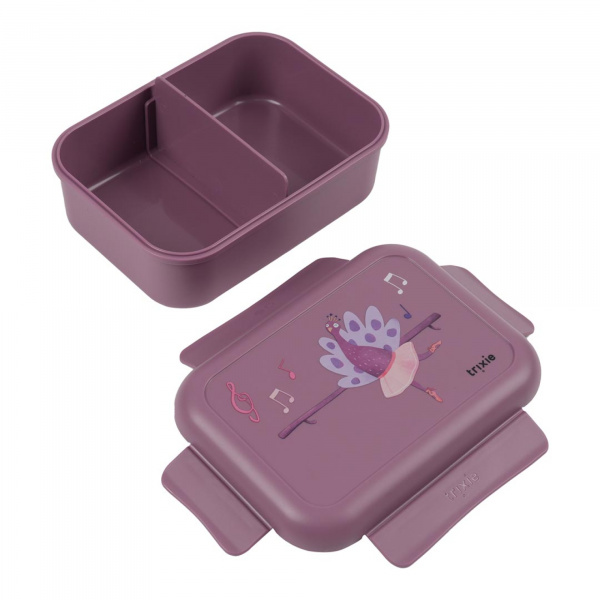 Boîte repas avec clips - ballerina mrs. peacock Trixie