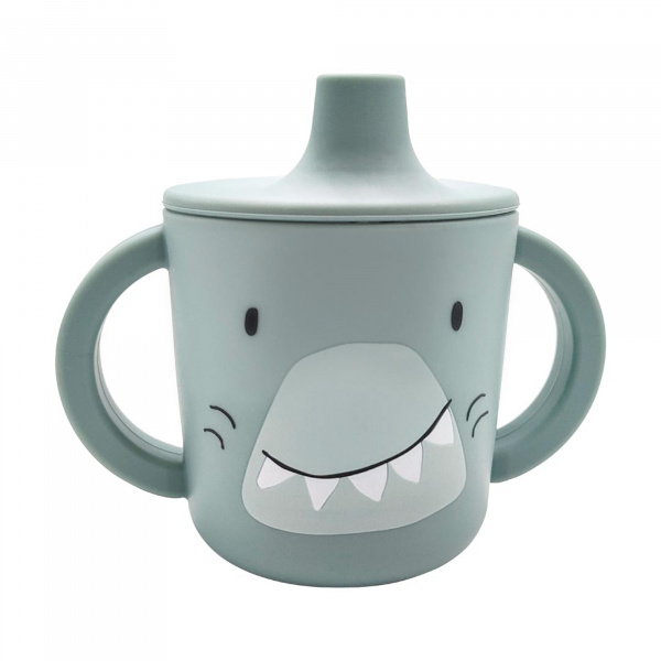 Tasse d'apprentissage en silicone - mr. shark Trixie