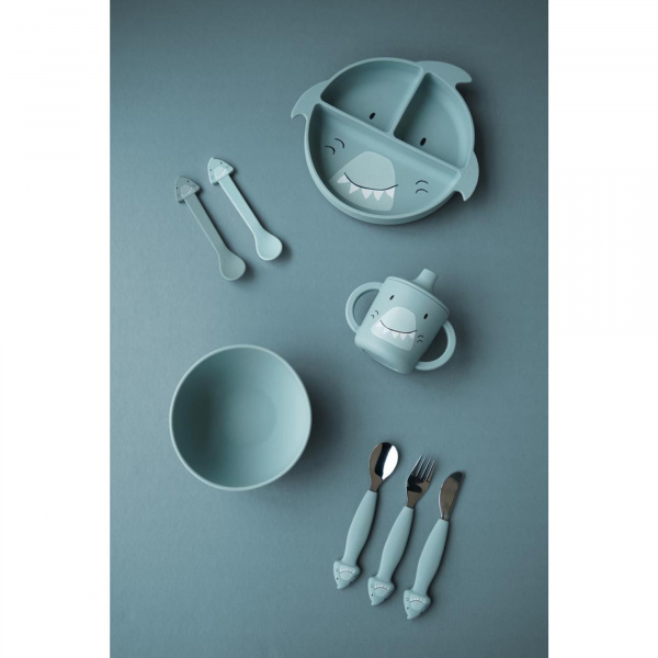 Tasse d'apprentissage en silicone - mr. shark Trixie