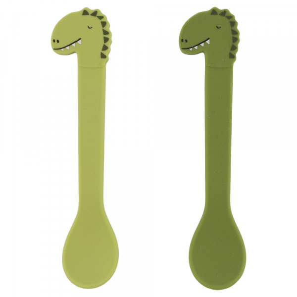 Lot de 2 cuillères en silicone mr. lion Trixie