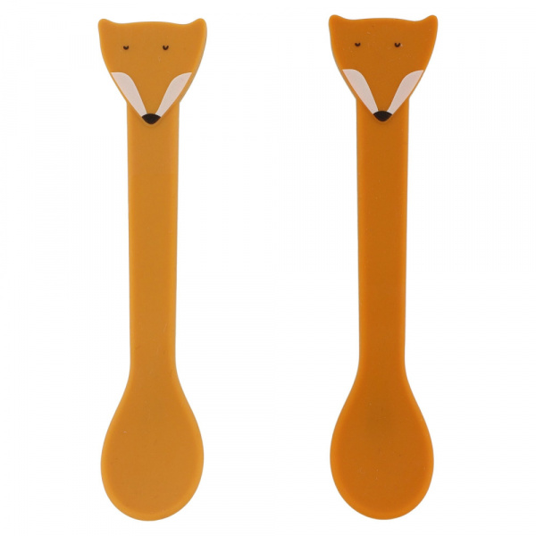 Lot de 2 cuillères en silicone mr. fox Trixie