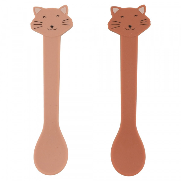 Lot de 2 cuillères en silicone mr. lion Trixie