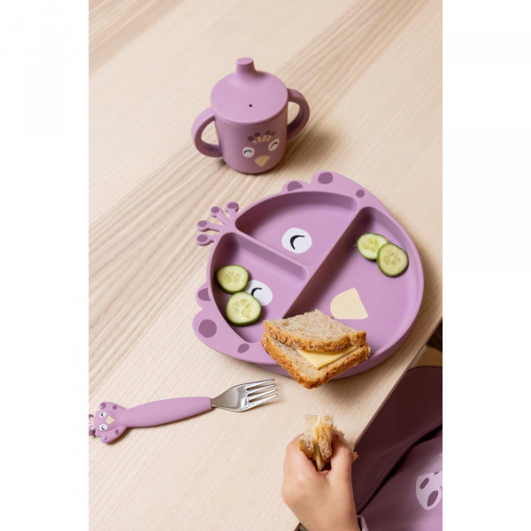 Lot de 3 couverts en silicone mrs. peacock Trixie