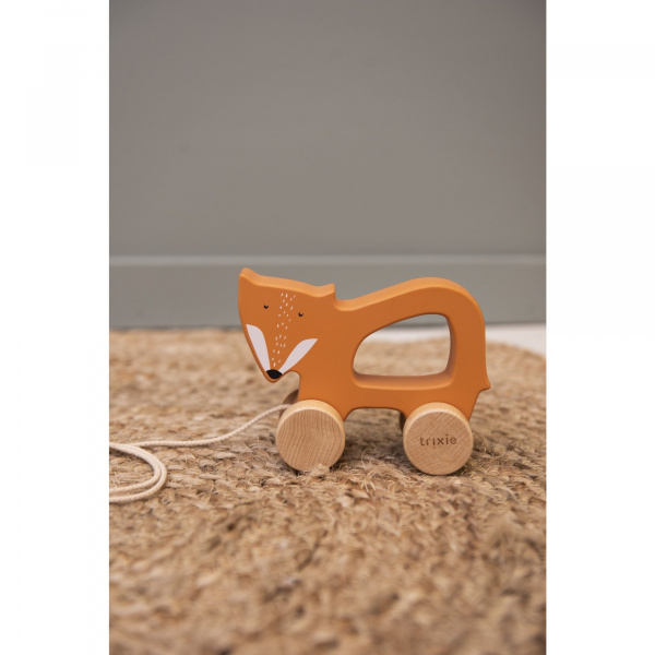 Jouet à tirer en bois mr. fox Trixie