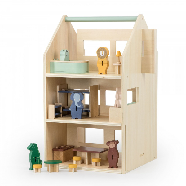 Jouet d'éveil maison en bois all animals Trixie