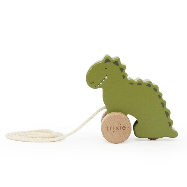 Petit jouet à tirer en bois mr. dino Trixie