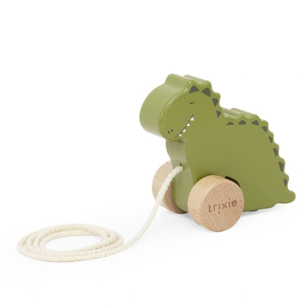 Petit jouet à tirer en bois mr. dino Trixie
