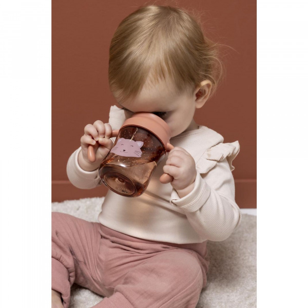 Tasse d'apprentissage avec poignées en silicone - mrs. cat Trixie