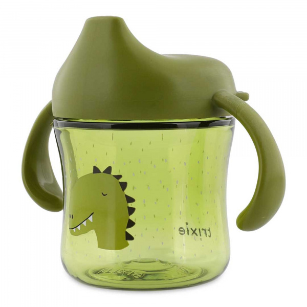 Tasse d'apprentissage avec poignées en silicone - mr. dino Trixie