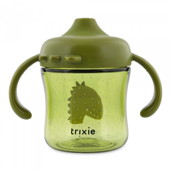 Tasse d'apprentissage avec poignées en silicone - mr. dino Trixie