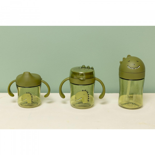 Tasse d'apprentissage avec poignées en silicone - mr. dino Trixie