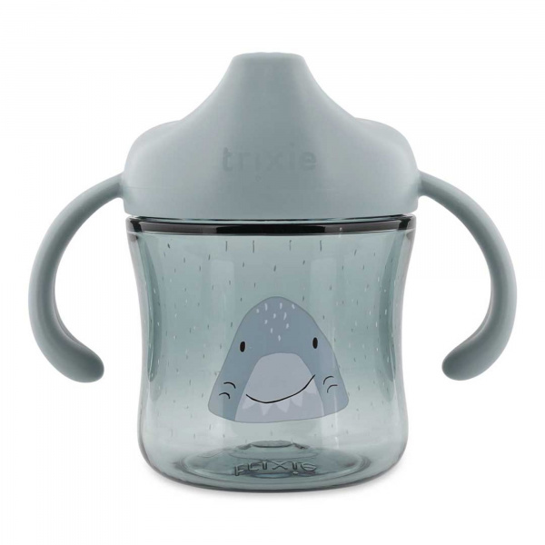 Tasse d'apprentissage avec poignées en silicone - mr. shark Trixie