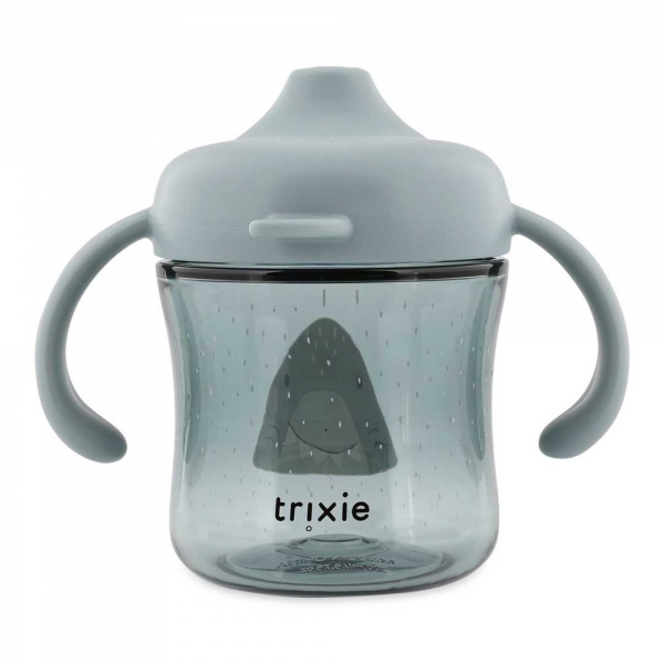 Tasse d'apprentissage avec poignées en silicone - mr. shark Trixie