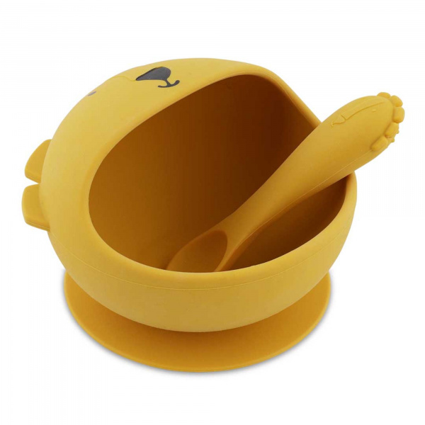 Set premier repas bébé en silicone - mr. lion Trixie