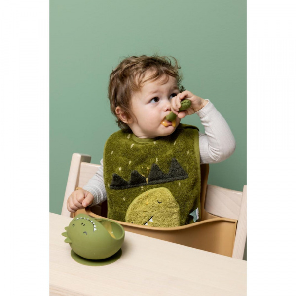 Set premier repas bébé en silicone - mr. dino Trixie