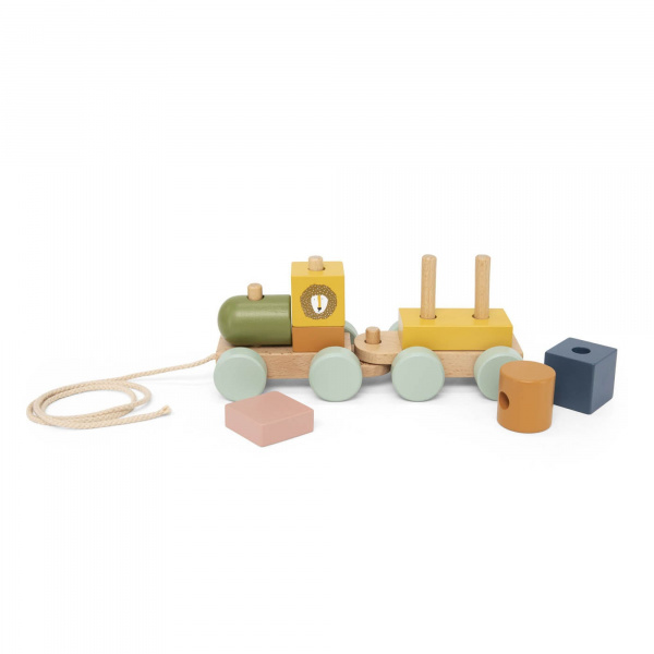 Mini train des animaux en bois Trixie