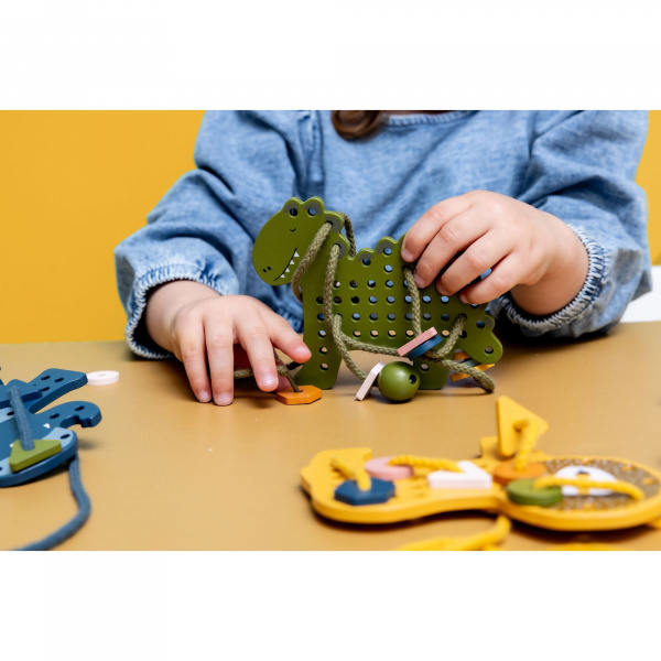 Jeux de laçage bois animaux - all animals Trixie