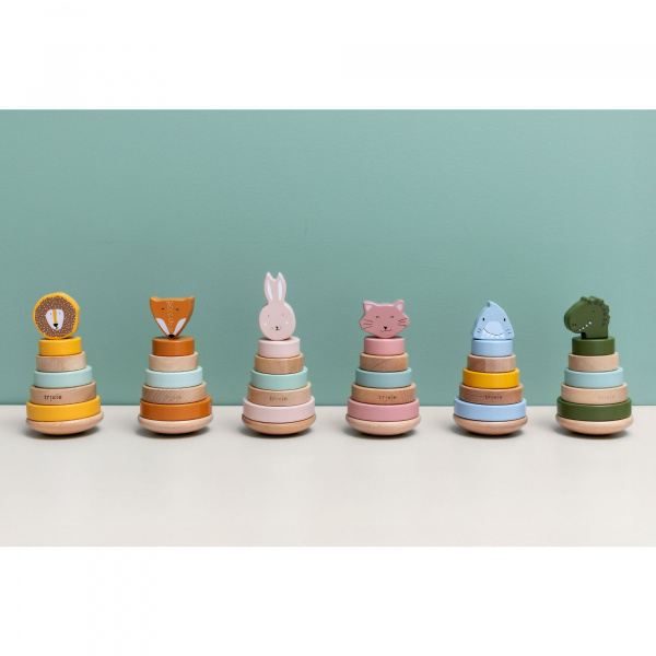 Pyramide à empiler en bois - mr. shark Trixie