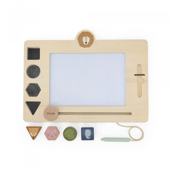 Tableau à dessin en bois multi Trixie