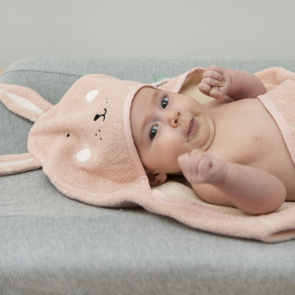 Cape de bain bébé mrs. rabbit - 75 x 75 cm Trixie