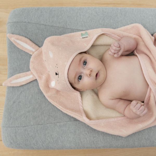 Cape de bain bébé mrs. rabbit - 75 x 75 cm Trixie