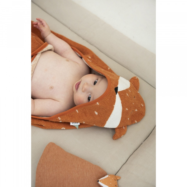 Cape de bain bébé mr. dino - 75 x 75 cm Trixie