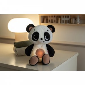 Peluche snuggly buddy panda black&white Tiny love