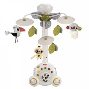 Mobile musical bébé avec veilleuse boho chic Tiny love