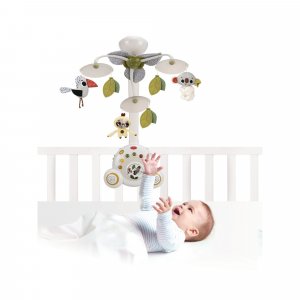Mobile musical bébé avec veilleuse boho chic Tiny love