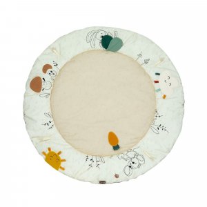 Tapis d'éveil gymini avec arche en bois luxe - collection garden of adventures Tiny love