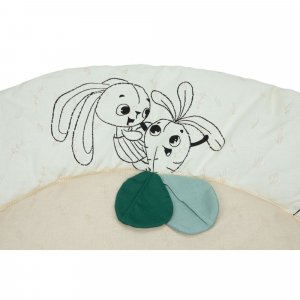 Tapis d'éveil gymini avec arche en bois luxe - collection garden of adventures Tiny love