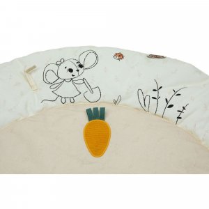 Tapis d'éveil gymini avec arche en bois luxe - collection garden of adventures Tiny love