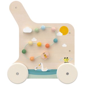 Chariot d’activités en bois farmers Tiny love