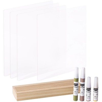 Cadre transparent 4 empreintes