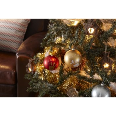 Boule de noël empreinte