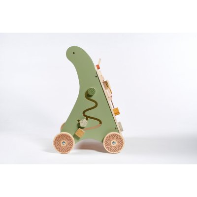 Chariot de marche en bois- boho chic