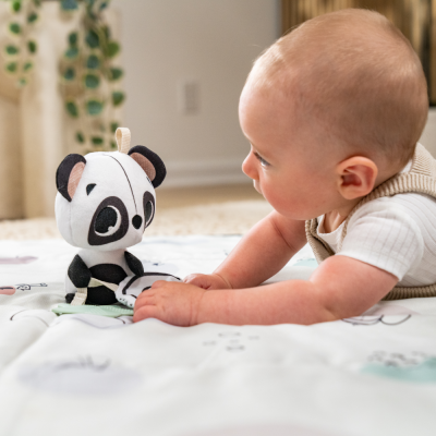 Hochet musical panda black & white