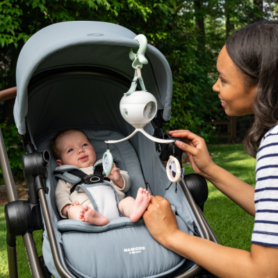 Mobile au sol upside down 2en1 - collection black & white