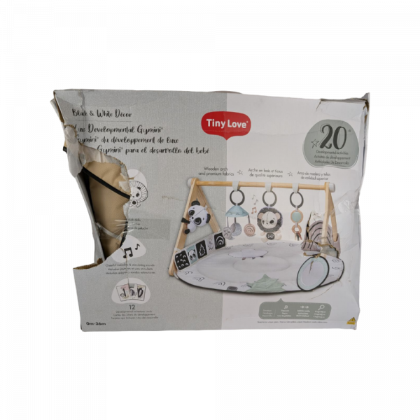 Les imparfaits - tapis d'éveil gymini de luxe collection black & white Tiny love