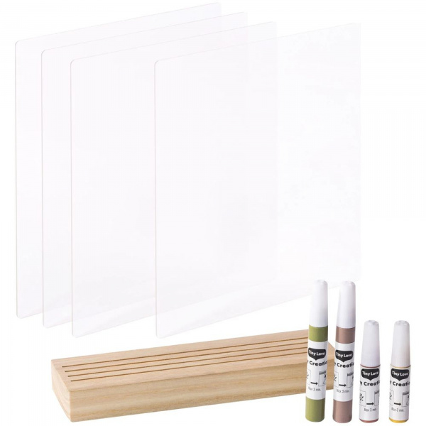 Cadre transparent 4 empreintes Tiny love